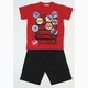 トミカTシャツスーツアカ100cm