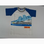 プラレールラグラン袖配色Tシャツコン110cm