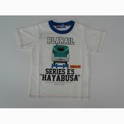 プラレールはやぶさPt Tシャツオフシロ120cm