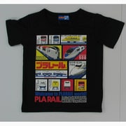 プラレールリフレクターTシャツ [黒 100cm]