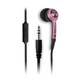 EPD33-MIC-HPK [iFogz iPhone用スイッチ付ステレオイヤホンマイク PLUGZ ハーフピンク]