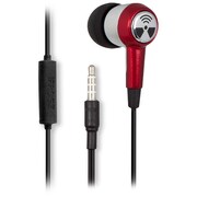 EP-OZ-MIC-REDCHR [iFogz iPhone用スイッチ付ステレオイヤホンマイク OZONE レッドクローム]