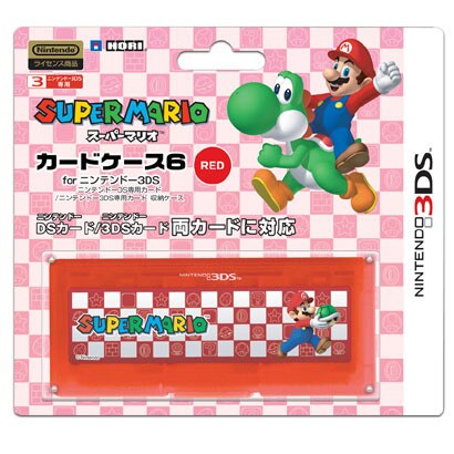 スーパーマリオ カードケース6 forニンテンドー3DS レッド [3DS用]