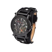 Hugo PantherWolf Black クオーツ メンズ HU-PW