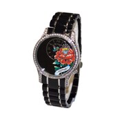 Jazmine DiamondFlower Black クオーツ レディース JA-BK
