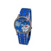Jazmine WhiteFlower Blue クオーツ レディース JA-BL