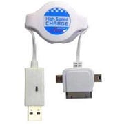 USBハイスピード充電リールケーブル USB-Dock30ピン 長さ1m ABP-IPSP
