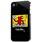 KH-IPH4-DJ [iPhone4S/4用ケース キース・ヘリング DJ]