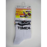 12SS [トミカ 靴下 パトカー柄 クルーソックスハリヌキ 13-15cm]