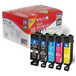 【初売り】 ヨドバシ.com 5色マルチ BCI-326+325/5MP CANON JIT ジット - プリンタアクセサリ