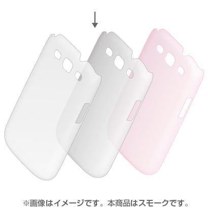 SC-06D専用 ハーフクリアケース (ハード) スモーク F72-SC06D-A-SM
