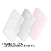 SC-06D専用 ハーフクリアケース (ハード) ピンク F72-SC06D-A-PK