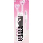 DN-23A [Mupods 小粒ジュエリーイヤホン ホワイト×ピンク]