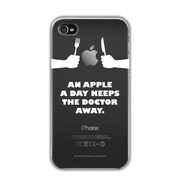 OS-I4-280 [iPhone4/4S用クリアケース THE DOCTOR AWAY]