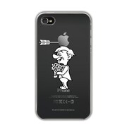 OS-I4-281 [iPhone4/4S用クリアケース Smile unwillingly]