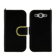 GalaxyS3用 SOLOZENダイアリーケース bk×gr