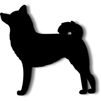 柴犬 SM001 シルエットマグネット