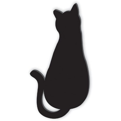 後ろ向き猫 SM018 シルエットマグネット