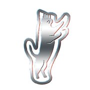 おねだり猫 シルバー PC002 プチクリ