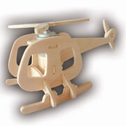 P240 ヘリコプター B [動く木製3Dパズルキット]