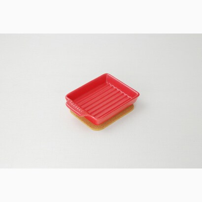 トースタープレートS ウェーブ レッド TO-023