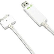 White Charge & Sync Cable with Blue Visible EL DWA063-WL