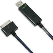 Black Charge & Sync Cable with Purple Visible EL DWA063BU