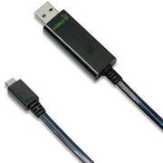 Black Universal USB Charge & Sync Cable with Blue Visible EL DWA065BL