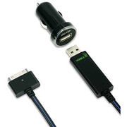 Mini Car Charger + Visible G Cable Black DCA275-BL