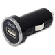 Mini Car Charger Black color for iPhone/iPad/iPod and most smartphones DCA295-B