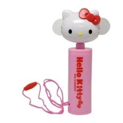 手のひらサイズの扇風機 ハンディファン ハローキティ