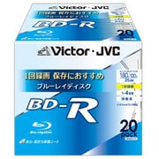 録画用BD-R 追記型 1-4倍速 片面1層 25GB 20枚 ホワイトレーベルインクジェットプリンター対応 BV-R130UW20
