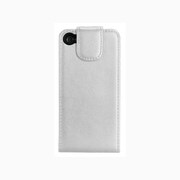 MB04-WH [iPhone4/4S FMトランスミッター付き バッテリー搭載レザーケース ホワイト]