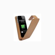 MB07-CA [iPhone4/4S バッテリー搭載レザーケース ヘビ革 キャメル]
