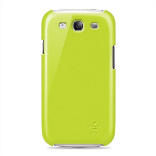 Galaxy SIII対応シールドマイクラ ライムイエロー F8M436krC01