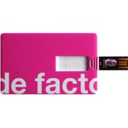 カード型USBメモリ8GB　ピンク DF-002
