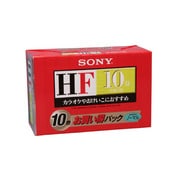 カセットテープ ノーマルポジション 10分 10P 10C-10HFB