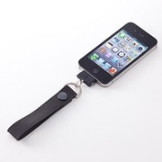 TR-LSIP-BK [Leather Dock Strap for iPhone Dockコネクター用レザーストラップ ブラック]