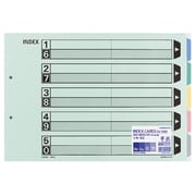 カラー仕切カードB4E2穴 シキ-69