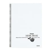 音楽帳(ツインリングとじ) A4(297×210mm) 5線譜 12段 30枚 オン-T10