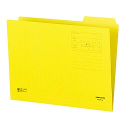 1/3カットフォルダーカラー第3見出しA4黄 A4-3F-3Y