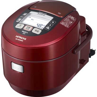 IHジャー炊飯器 圧力＆スチーム 真空熱封 5.5合 メタリックレッド RZ-W2000K-R