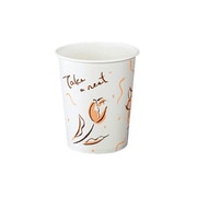 J-SM-150F [給茶器用紙コップ花柄156ml 3000個入り]