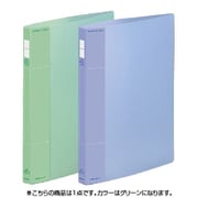 ポップリングファイルスリムB5縦10mm100枚収容2穴 グリーン フ-PS411G