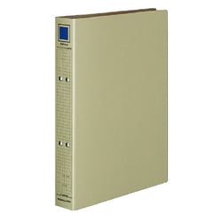チューブファイル(保存用)クラフトボードA4縦300枚収容2穴グレー フ-VM630M