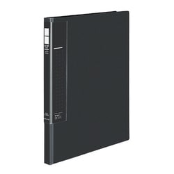 レターファイル<ラクアップ>再生PP表紙A4縦250枚収容2穴濃グレー フ-U510DM