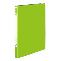 レバーファイル<Eze>再生PP表紙A4縦12mm120枚収容 黄緑 フ-U330YG