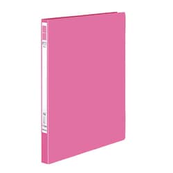 レバーファイル<Eze>再生PP表紙A4縦12mm120枚収容 ピンク フ-U330P