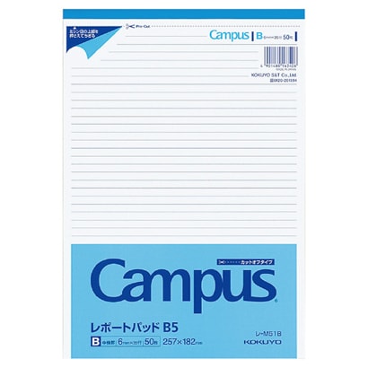 Campus　レポート箋（カットオッフ） レ-M51B