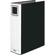 チューブファイル<エコツインR>用替表紙A4縦80mm収容黒 フ-RH680D